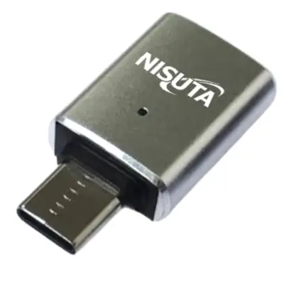 Adaptador Usb 3.0 C Macho / Usb A Hembra 2.0 Nisuta