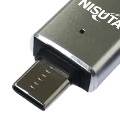 Detalles accesorios de Adaptador Usb 3.0 C Macho / Usb A Hembra 2.0 Nisuta