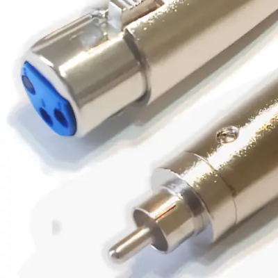 Detalles accesorios de Adaptador Canon 3 Pines Hembra A Rca Macho