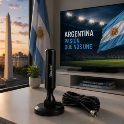 Detalles accesorios de Antena Interior De Tv Digital TDA Full HD BELSIC 43796