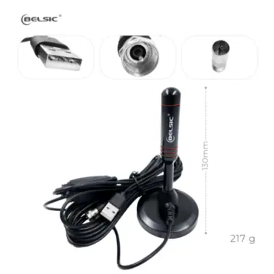 Detalles accesorios de Antena Interior De Tv Digital TDA Full HD BELSIC