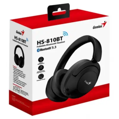 Detalles accesorios de Auricular Inalambrico Genius Hs-M810Bt Negro Bluetooth 5.3