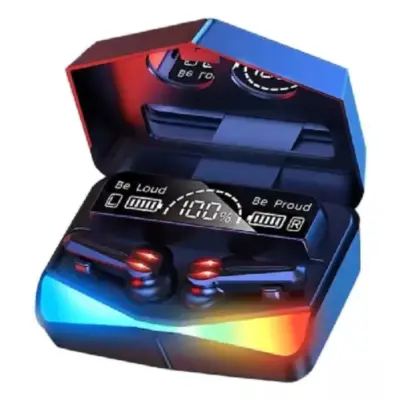 Vista lateral de Auricular Inalambrico Dakot Au6-M28 Negro Bluetooth 5.3