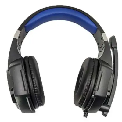 Vista lateral de Auricular Belsic Gamer AURG300 Azul