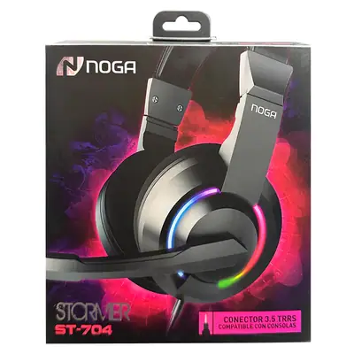 Detalles accesorios de Auricular Noganet Gamer St-704