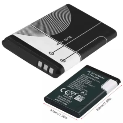 Detalles accesorios de Bateria Recargable Nokia Bl-5C 3,7V 1050Mah Compatible Con Modelos Nokia 1110 1112 Parlantes