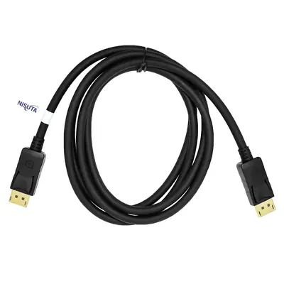 Cable Displayport Macho-Macho 1,8 Mts 1.2V 4K Negro