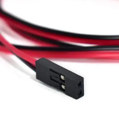 Vista lateral de Cable Boton Power/Reset 50 Cm Conector A Mb