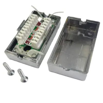 Detalles accesorios de Caja De Empalme Conexion Cable Red Utp Cat 5E