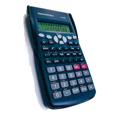 Detalles accesorios de Calculadora Cientifica Daihatsu D-X82