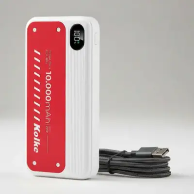 Detalles accesorios de Cargador Portatil 10000 Mah Carga Rapida Tecnologia Qualcom Kolke Kcp-634