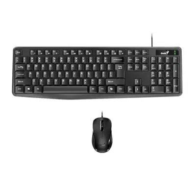 Detalles accesorios de Teclado + Mouse Usb Genius Km-170 Espanol Negro