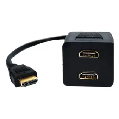 Vista lateral de Divisor Splitter Hdmi V1.3 1 Macho - 2 Hembras