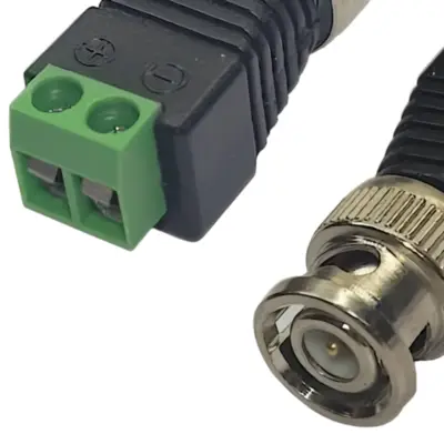 Detalles accesorios de Ficha Bnc Macho A Bornera