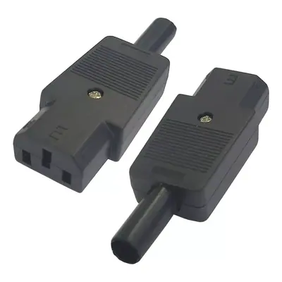 Detalles accesorios de Ficha C13 Hembra Tipo Interlock A Cable
