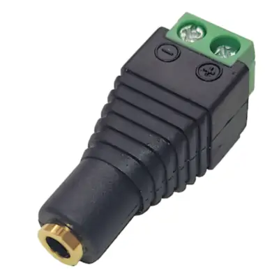 Conector Ficha Miniplug 3,5 Jack Hembra Mono A Bornera