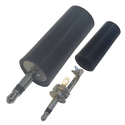Detalles accesorios de Conector Ficha Miniplug 2,5 Macho Mono Bakelita
