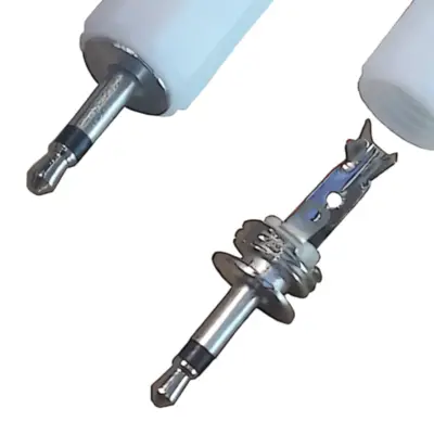 Detalles accesorios de Conector Ficha Miniplug 2,5 Macho Mono Plastico Blanco