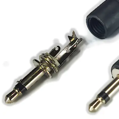 Detalles accesorios de Conector Ficha Miniplug 3,5 Macho Mono Plastico