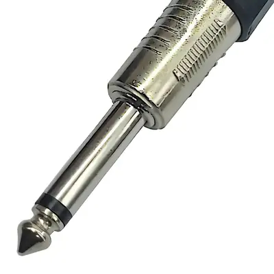 Detalles accesorios de Conector Ficha Mono Plug 6,5 Macho Tipo Neutrik Negro