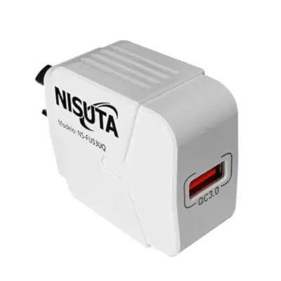 Cargador 18W Usb-A Carga Rapida Qc Sin Cable Nisuta