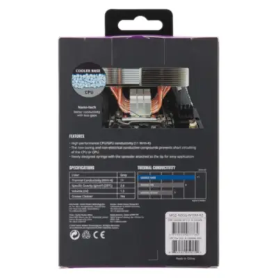 Detalles accesorios de Grasa Disipadora Termica Jeringa Cooler Master Mastergel Maker