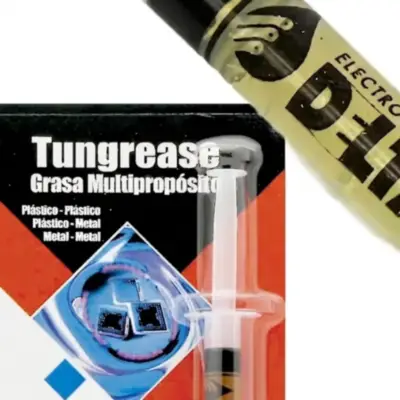 Detalles accesorios de Grasa Lubricante Para Mecanismos Plasticos y Metalicos Jeringa 5Cc