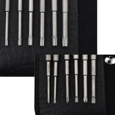 Detalles accesorios de Kit 12 Mini Destornilladores Nisuta Ns-K5212