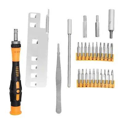 Vista lateral de Kit Herramientas 20 Piezas Reparar Consolas Videojuegos