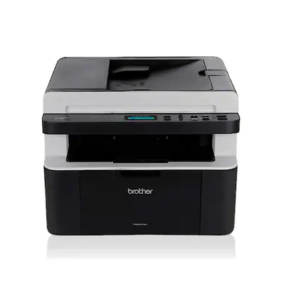 Vista lateral de Impresora Laser Monocromatica Multifuncion Brother Dcp-1617Nw 21Ppm Wifi