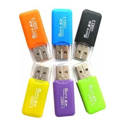 Vista lateral de Lector Usb Para Tarjetas Micro-Sd