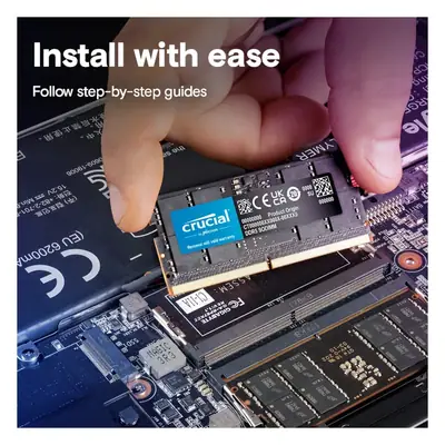 Detalles accesorios de Memoria Sodimm Ddr5 8Gb 4800Mhz Cl40 Crucial 1,1V