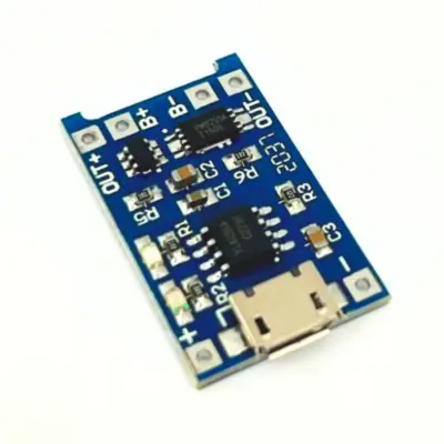 Modulo Placa Dc-Dc TP4056 Cargador 18650 entrada MicroUSB