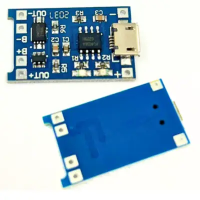 Detalles accesorios de Modulo Placa Dc-Dc TP4056 Cargador 18650 entrada MicroUSB