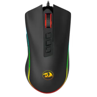 Vista lateral de Mouse Redragon M711 Cobra Negro