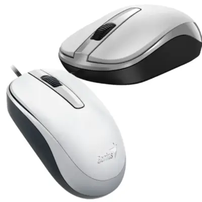 Detalles accesorios de Mouse Genius Dx-120 Usb 1200 Dpi Blanco
