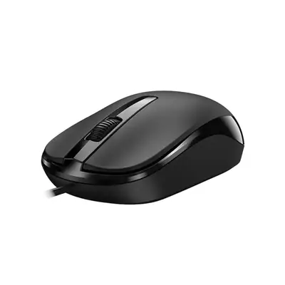 Vista lateral de Mouse Genius Dx-120 Usb 1200 Dpi Negro