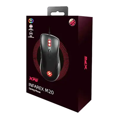 Detalles accesorios de Mouse XPG Infarex M20 Gamer 5000dpi RGB