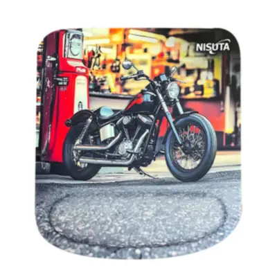 Mouse Pad Con Apoyamunecas 21 x 23 x 0,4 cm dise#o Moto