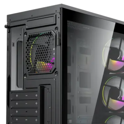 Detalles accesorios de Pc Amd Ryzen 5 5600GT 16Gb Ram Ssd 500Gb Mb Gigabyte Fuente 500W GAMEMAX