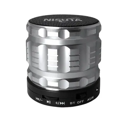Parlante Bluetooth 3 W Nisuta Nspa32B Plateado