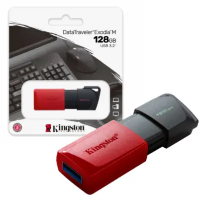 Detalles accesorios de Pendrive 128Gb Usb 3.2 Kingston Dtxm Exodia M C/Tapa Movil