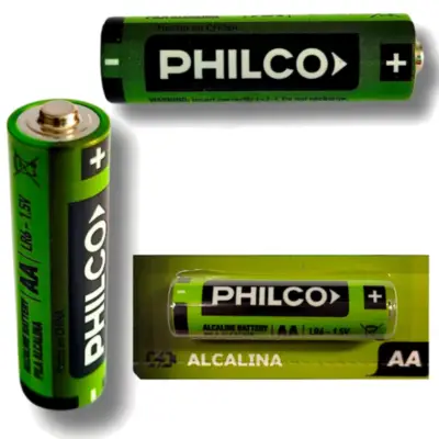 Detalles accesorios de Pila Aa Alcalina Philco Blister X1