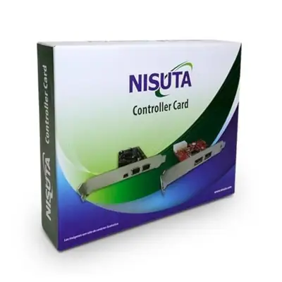 Vista lateral de Placa Pci-E 2 Puertos Usb 3.0 Nisuta Ns-Plus3