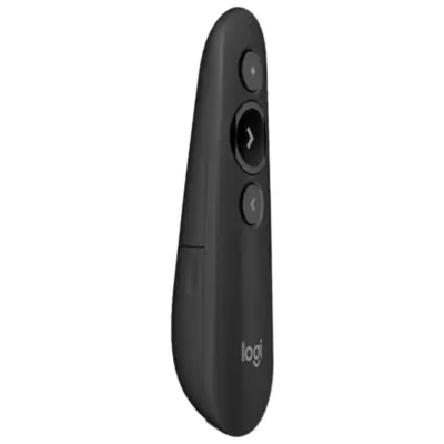 Vista lateral de Puntero Presentaciones Inalambrico Bluetooth + 2,4 gHz Logitech R500