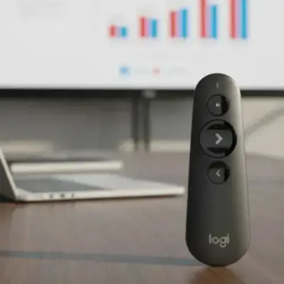 Detalles accesorios de Puntero Presentaciones Inalambrico Bluetooth + 2,4 gHz Logitech R500