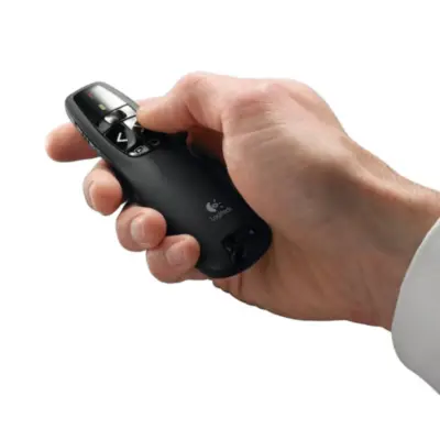 Detalles accesorios de Puntero Presentaciones Inalambrico Logitech R400