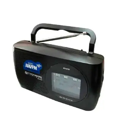 Detalles accesorios de Radio Am/Fm 220V Y Pilas Stromberg Ra-2010