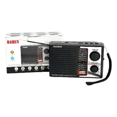 Detalles accesorios de Radio Am/Fm Hairun Usb Recargable Bluetooth Mp3