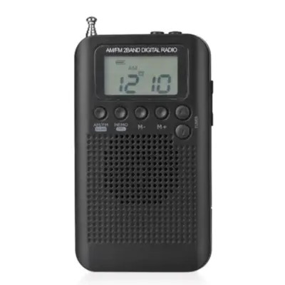 Radio Portatil Am/Fm Ultra compacta HRD-104